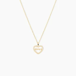 Pendentif Or Jaune Ramouna Oxyde De Zirconium