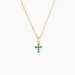 Pendentif Or Jaune Stanley Emeraude