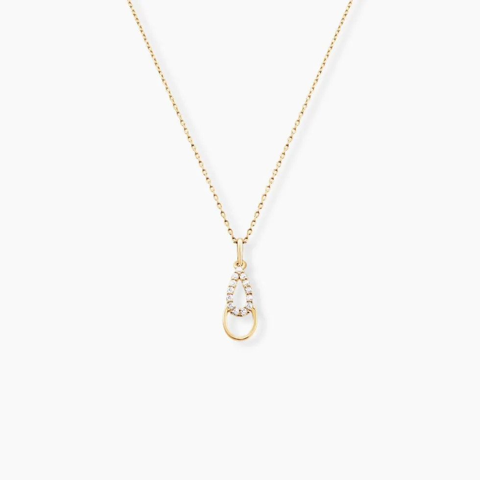 Pendentif Revelyne Or Jaune Oxyde De Zirconium