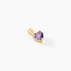 Pendentif Salona Or Jaune Amethyste