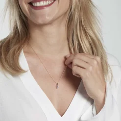 Pendentif Salona Or Jaune Topaze