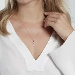 Pendentif Salona Or Jaune Topaze