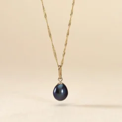 Pendentif Severiane Or Jaune Perle De Culture