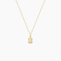 Pendentif Songea Ourson Or Jaune