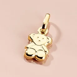 Pendentif Songea Ourson Or Jaune