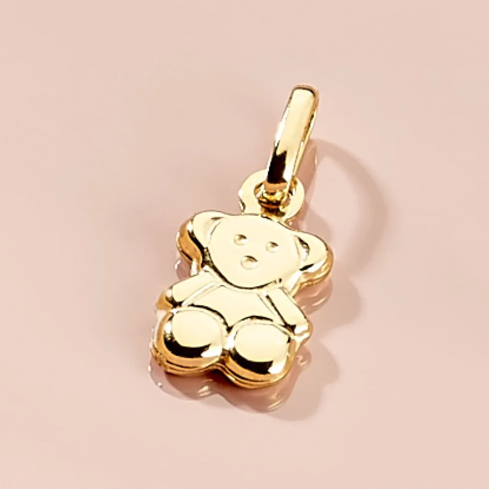 Pendentif Songea Ourson Or Jaune