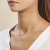 Pendentif Tifene Argent Blanc