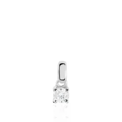 Pendentif Victoria Or Blanc Diamant