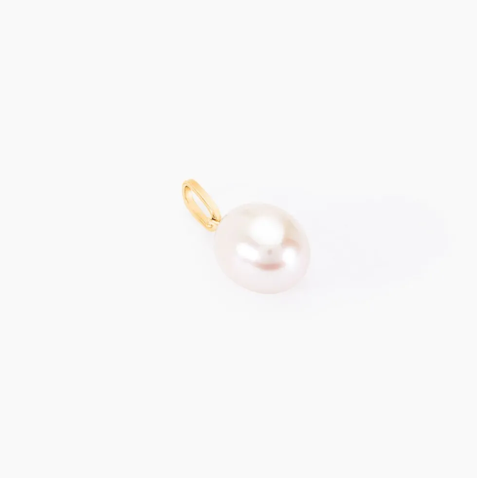 Pendentif Yoela Or Jaune Perle De Culture