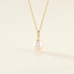 Pendentif Yoela Or Jaune Perle De Culture