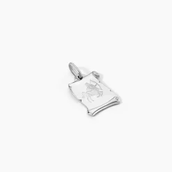 Pendentif Zodiaque Parchemin Argent Blanc