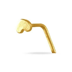 Piercing De Nez Deodate Coeur Or Jaune