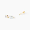 Piercing D'oreille Unitaire Urbana Or Jaune Oxyde De Zirconium
