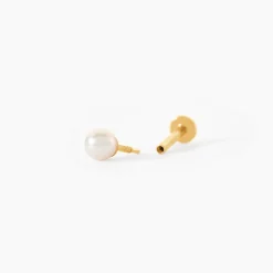 Piercing Elisavet Or Jaune Perle De Culture