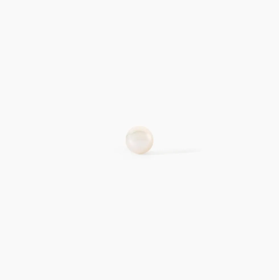 Piercing Elisavet Or Jaune Perle De Culture