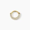Piercing Septum Bettris Acier Jaune Oxyde De Zirconium