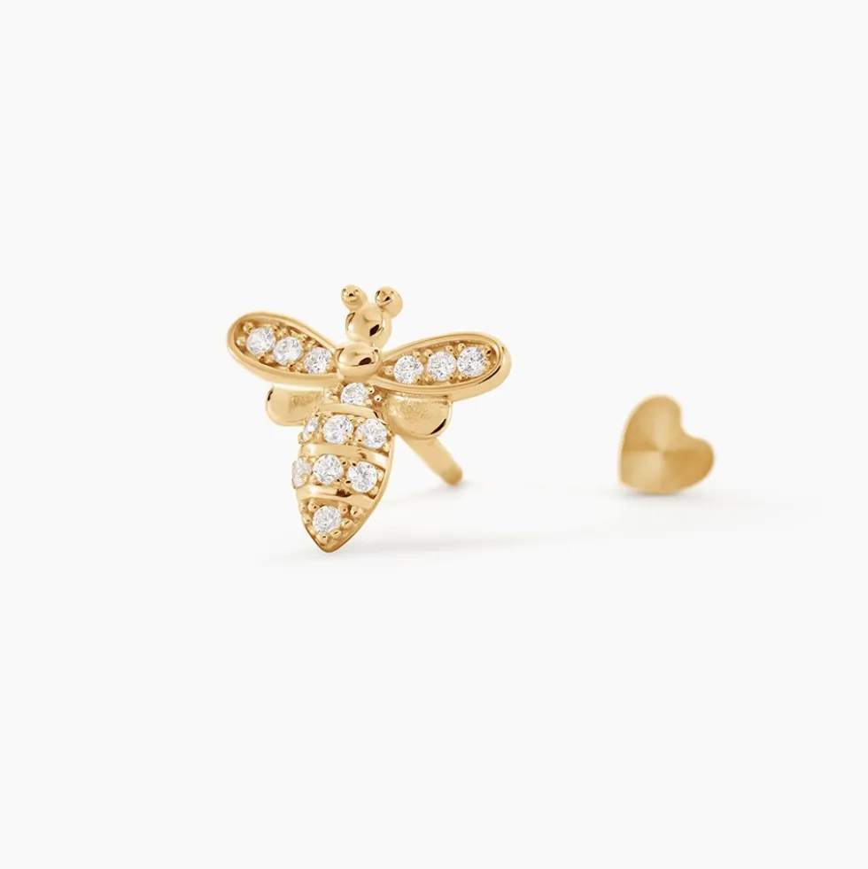 Piercing Alenia Or Jaune Oxyde De Zirconium