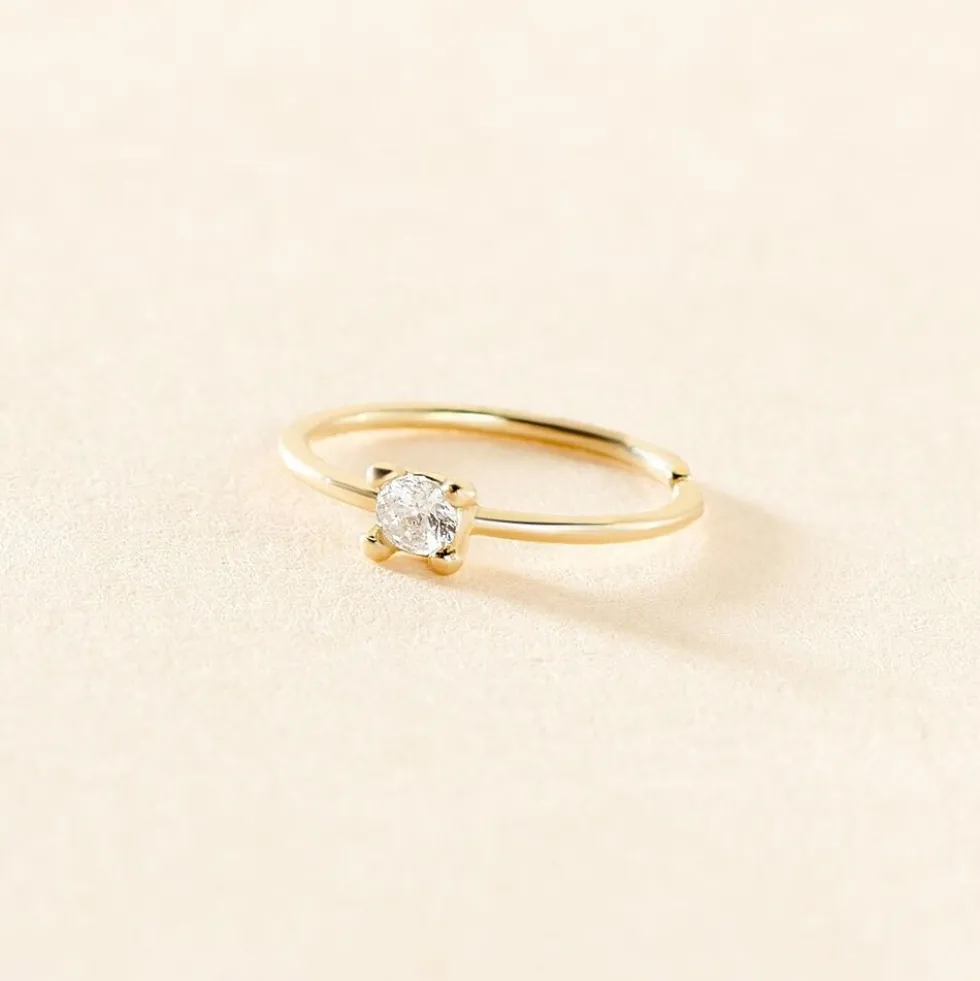 Piercing Carter Or Jaune Oxyde De Zirconium