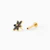 Piercing Cnut Or Jaune Oxyde De Zirconium