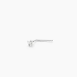 Piercing De Nez Demetrie Or Blanc Diamant