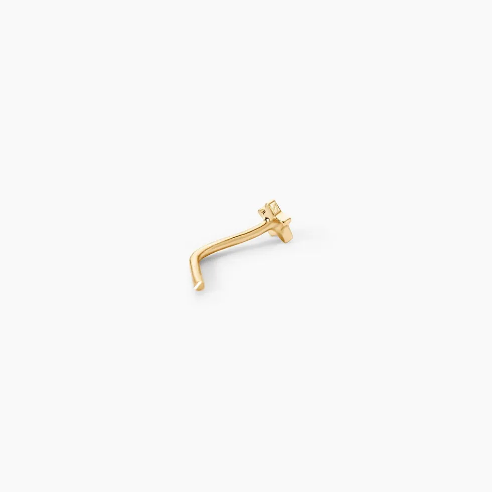 Piercing De Nez Deodate Etoile Or Jaune