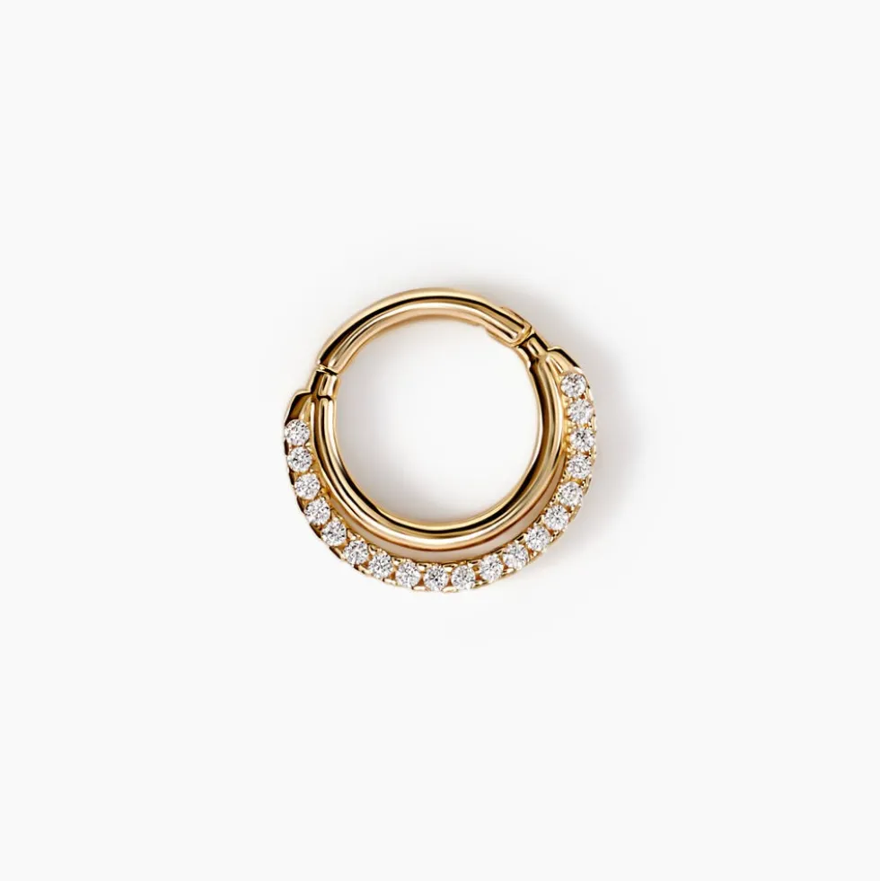 Piercing D'oreille / Nez Unitaire Unitaire Amaranthia Or Jaune Oxyde
