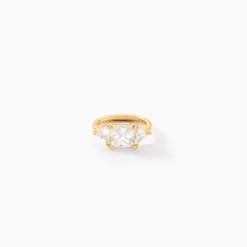 Piercing D'oreille Unitaire Derval Or Jaune Oxyde De Zirconium