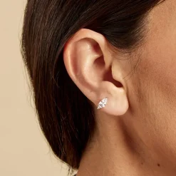 Piercing D'oreille Unitaire Derval Or Jaune Oxyde De Zirconium