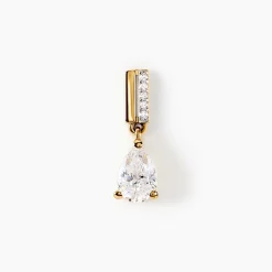 Piercing D'oreille Unitaire Peers Or Jaune Oxyde De Zirconium