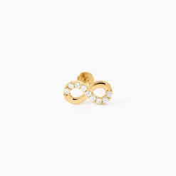 Piercing Erland Or Jaune Oxyde De Zirconium