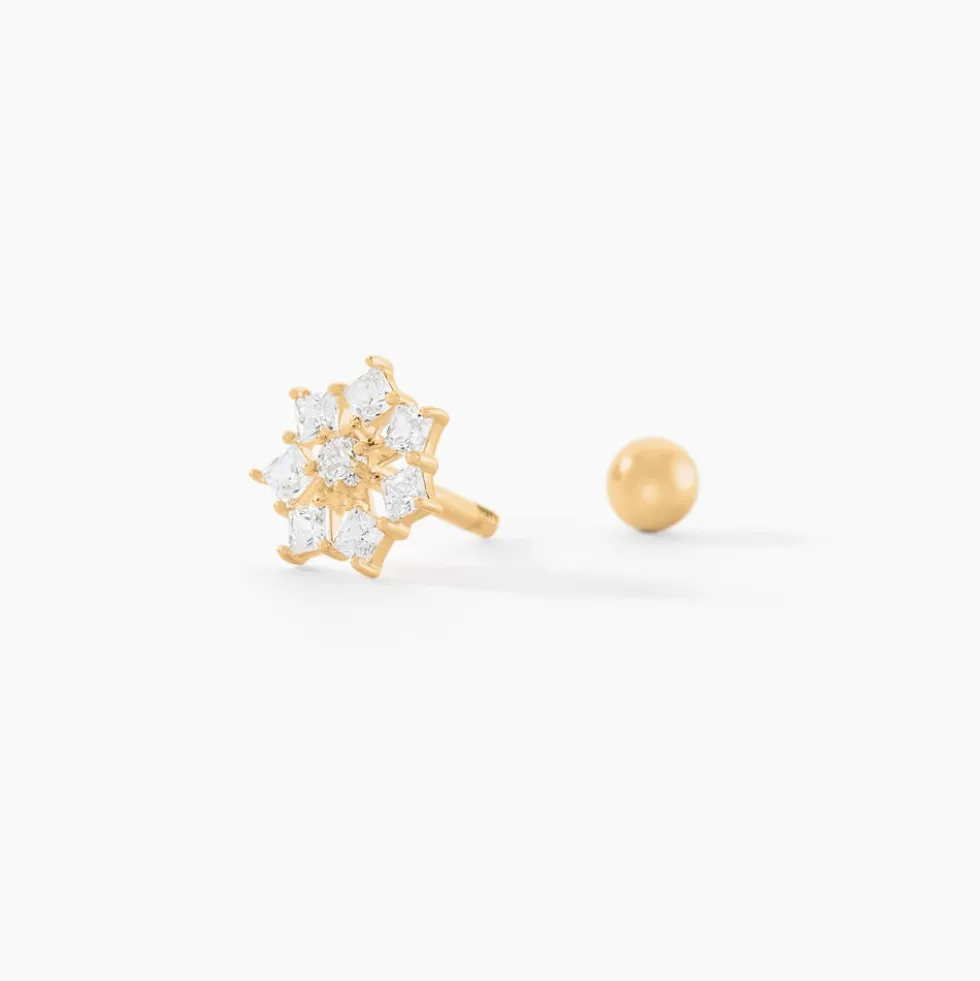 Piercing Marged Or Jaune Oxyde De Zirconium
