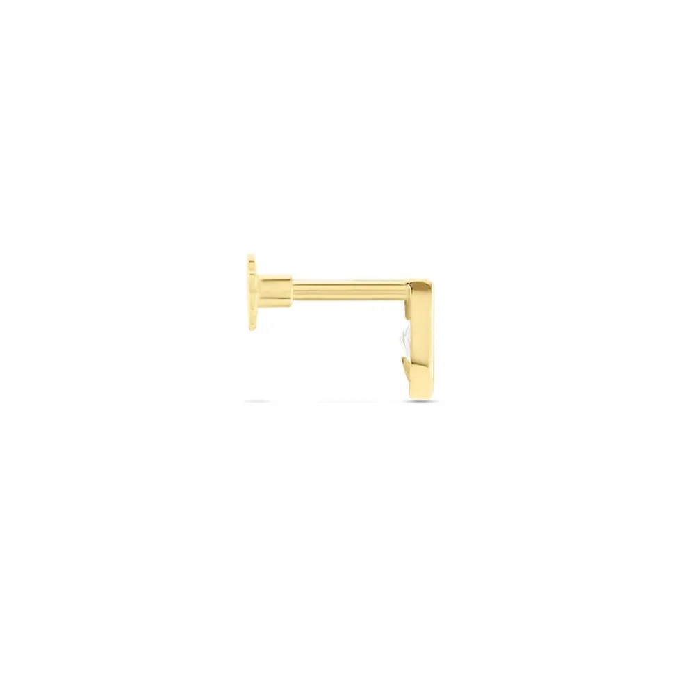 Piercing Mix And Match Or Jaune Oxyde De Zirconium