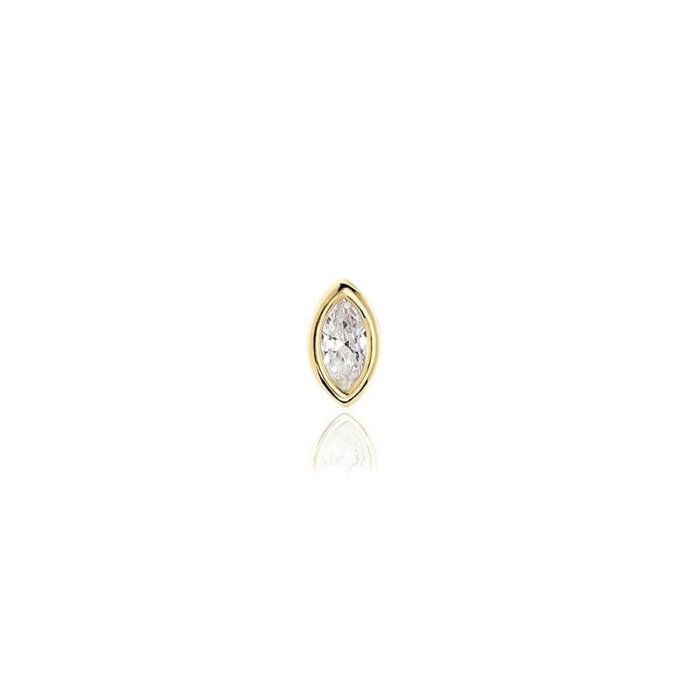 Piercing Mix And Match Or Jaune Oxyde De Zirconium