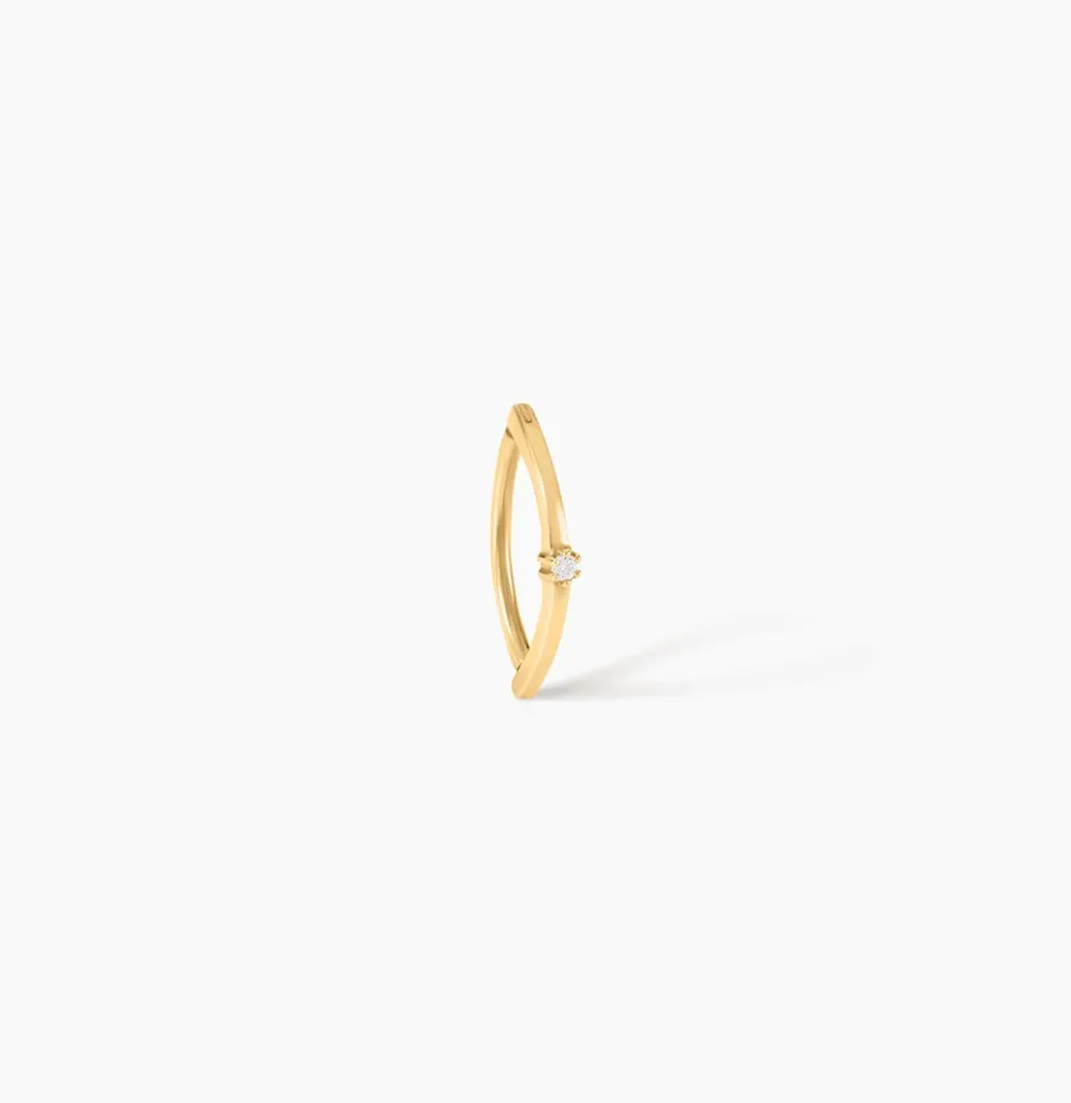 Piercing Naamah Or Jaune Oxyde De Zirconium