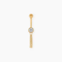 Piercing Rexanne Or Jaune Oxyde De Zirconium