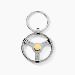 Porte Clefs Mariemeae Acier Bicolore